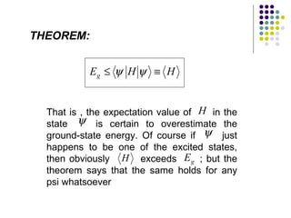 The Variational Method | PPT