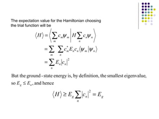 The Variational Method | PPT