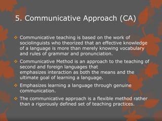 The variety of teaching method | PPTX