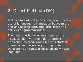 The variety of teaching method | PPTX
