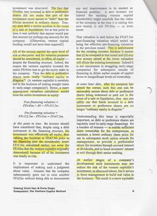 The Venture Capital Method