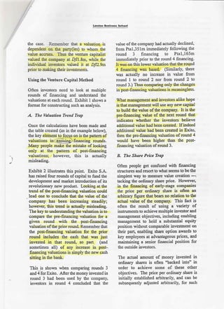 The Venture Capital Method