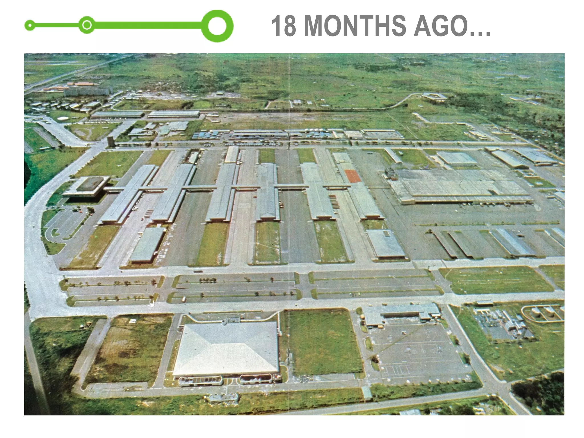 Artist rendition
18 MONTHS AGO…
 