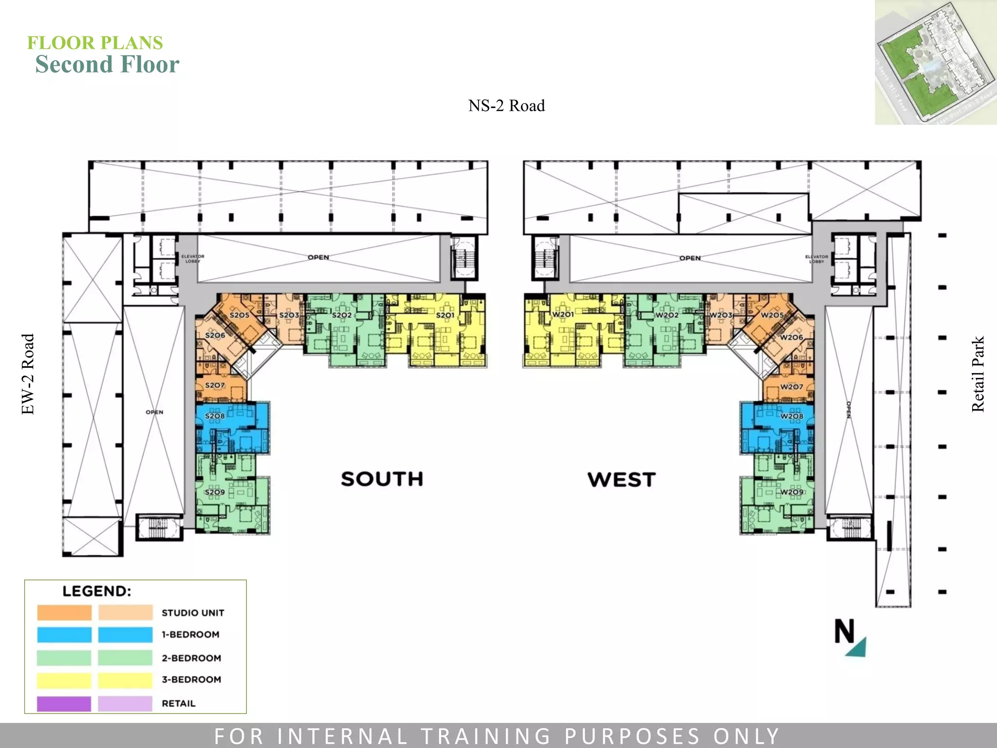 NS-2 Road
RetailPark
EW-2Road
FLOOR PLANS
Second Floor
F O R I N T E R N A L T R A I N I N G P U R P O S E S O N LY
 