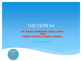 THE VERB be
 