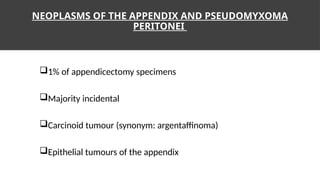 The Vermiform appendix - Dr Saket Bhardwaj | PPTX
