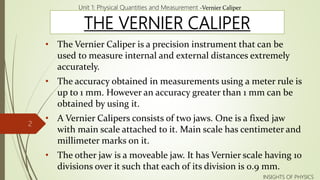 Vernier caliper definition in physics discount