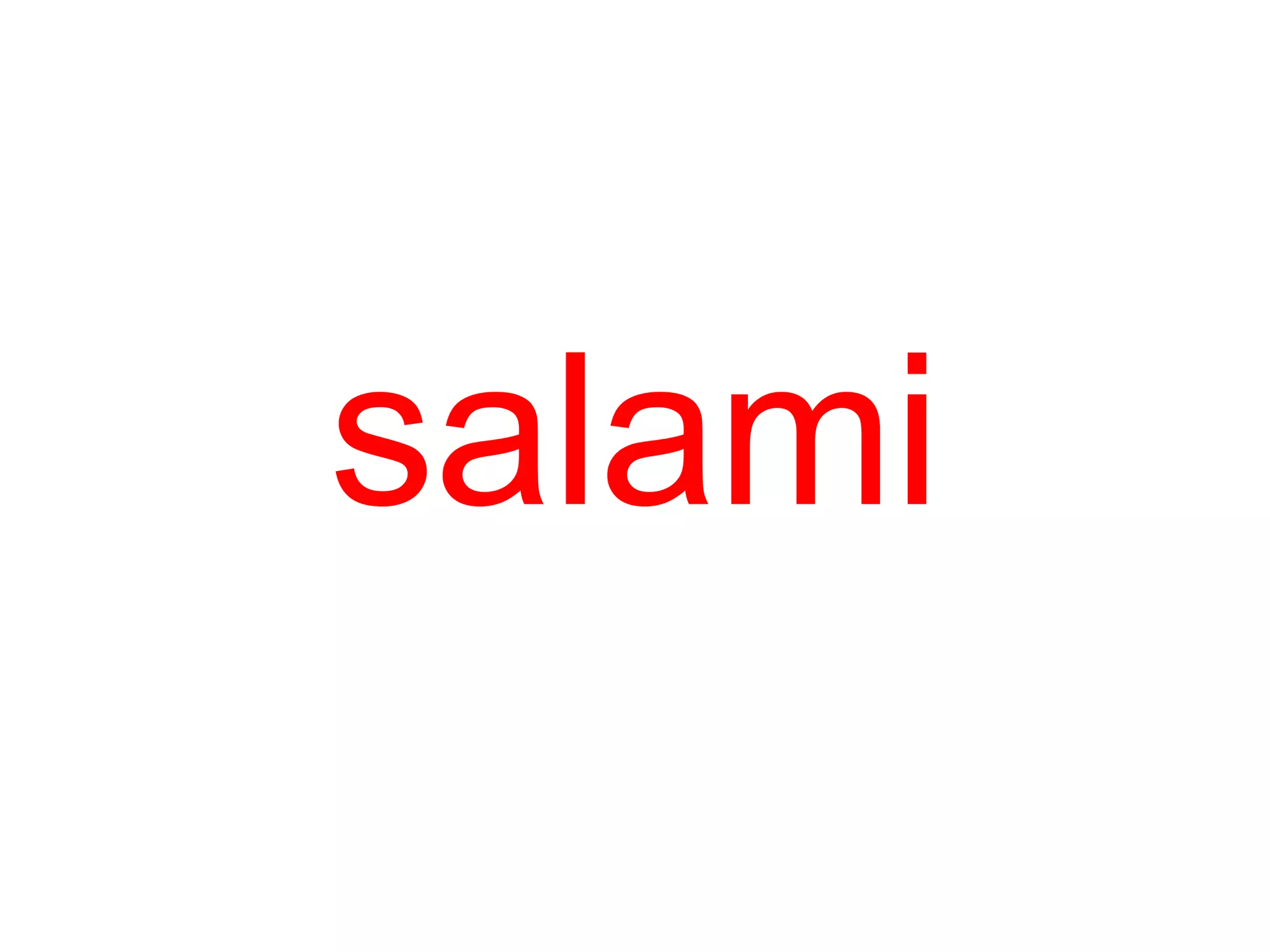 salami