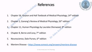 Balance and Equilibrium - The Vestibular System | PDF