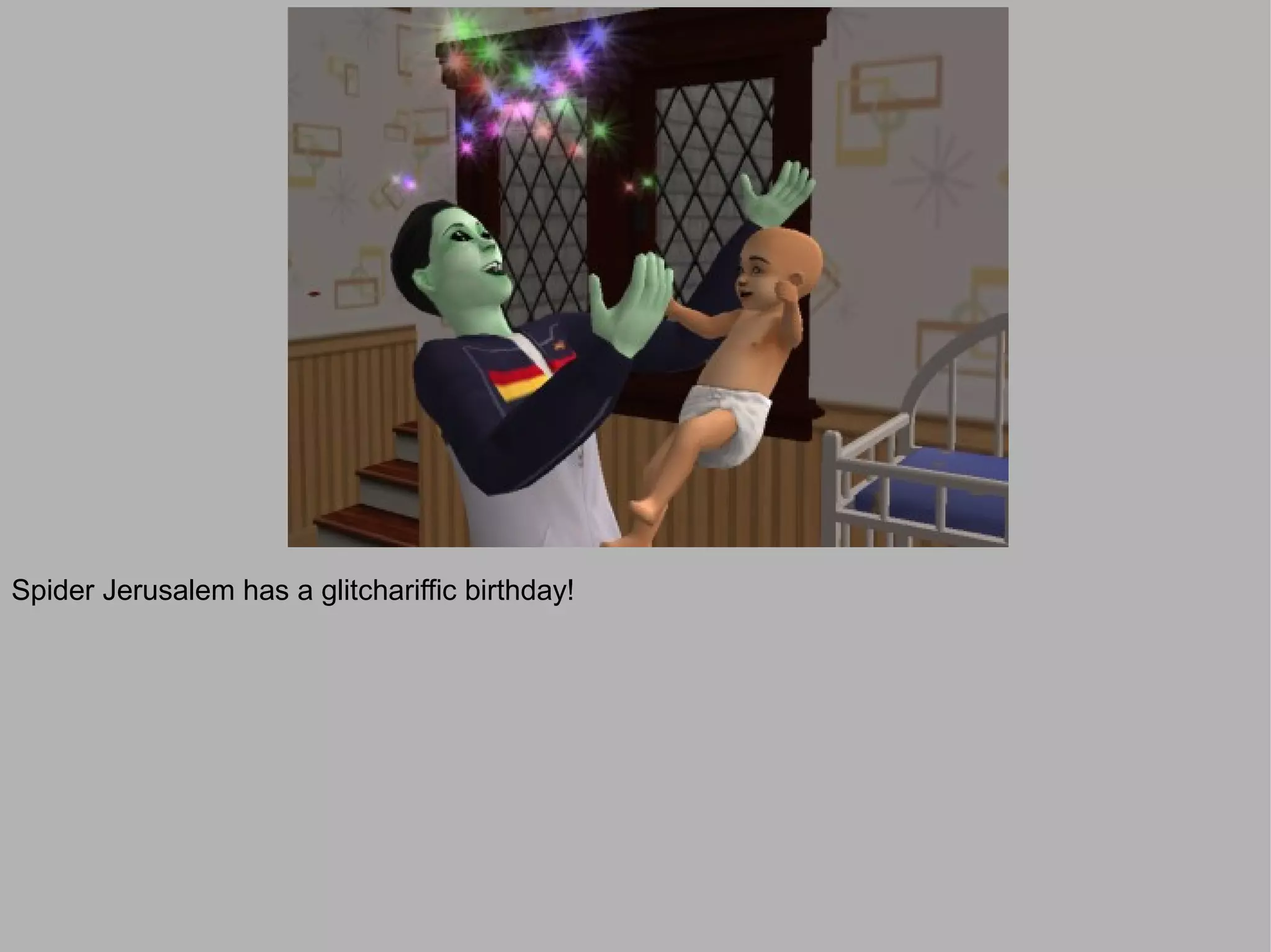 Spider Jerusalem has a glitchariffic birthday!
 