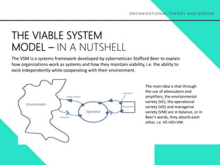 The Viable System Model | PPTX | Business | Business and Finance