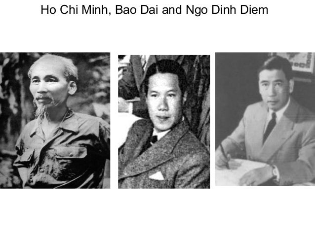 Image result for Bao Dai, Ho Chi Minh, Ngo Dinh Diem