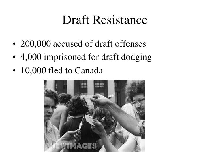 Draft Dodging Vietnam War