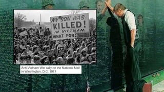 Anti-Vietnam War rally on the National Mall
in Washington, D.C. 1971
 