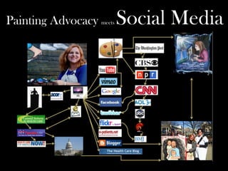 Painting Advocacy meets   Social Media
 