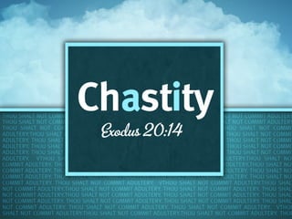 The virtue of chastity
