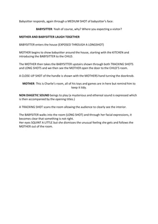 THE VISITOR - SCRIPT ONE | DOCX