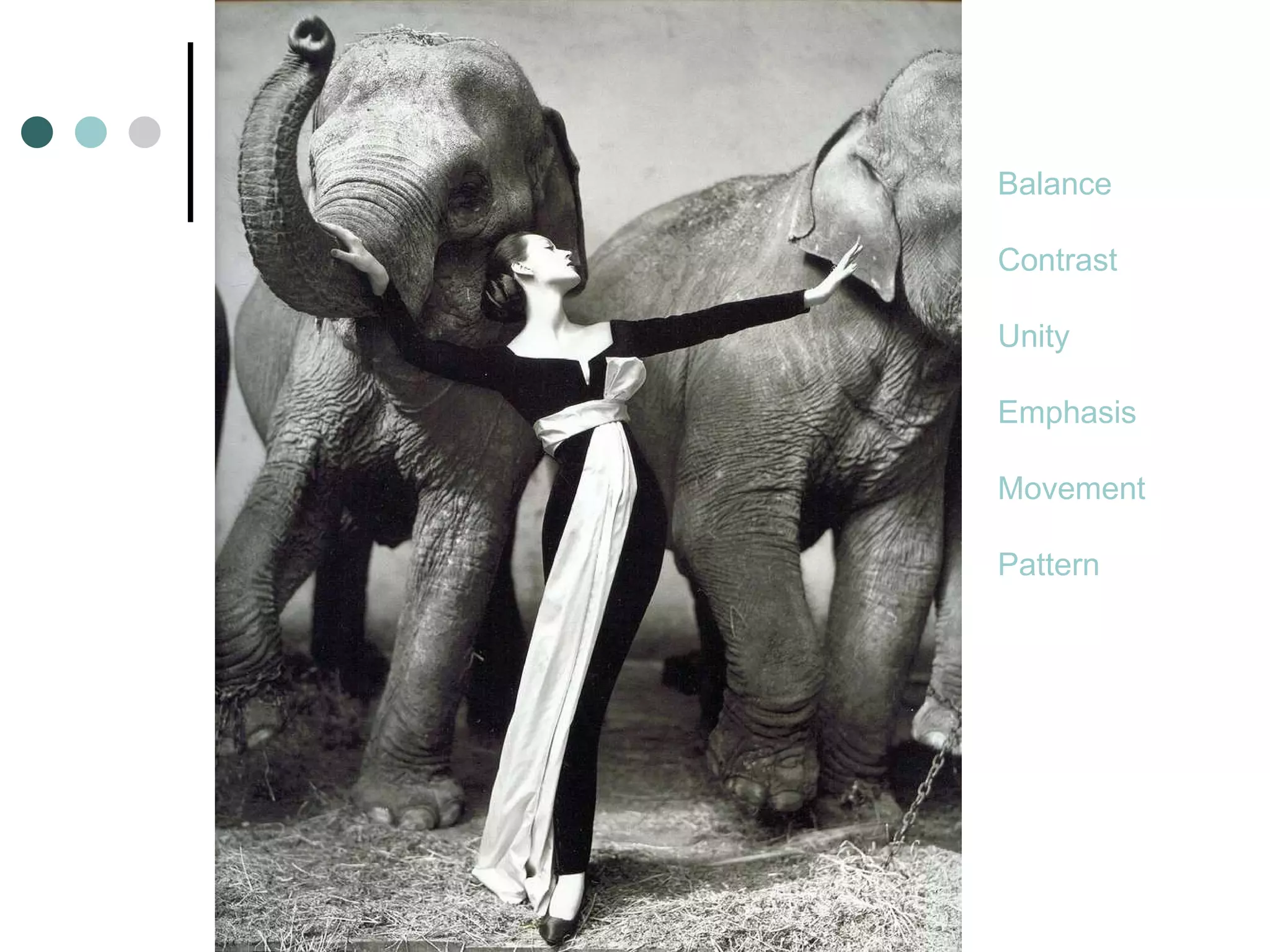 Balance  Contrast  Unity  Emphasis  Movement  Pattern 
