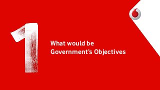 What would be
Government’s Objectives

 