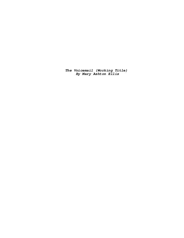 The Voicemail Script 1