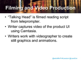 How do we do filming and production?

@wshaffer74 #Lavacon @LavaCon

 