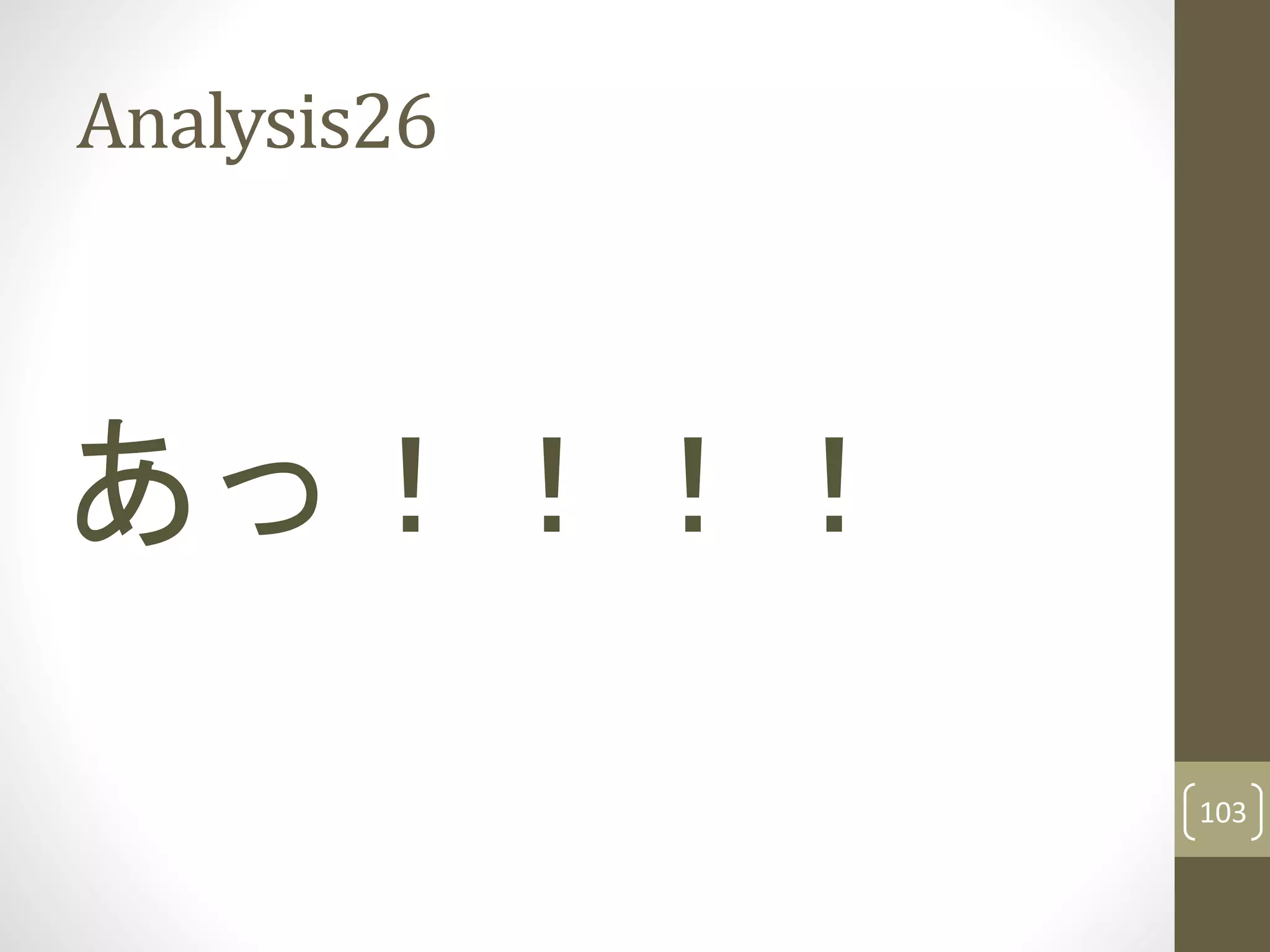 Analysis26
あっ！！！！
103
 