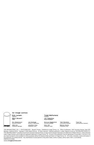 The Walking Dead volume 1