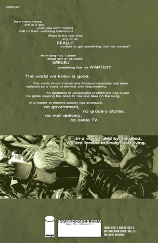 The Walking Dead volume 5