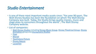 The walt disney company review 2 [autosaved] | PPTX