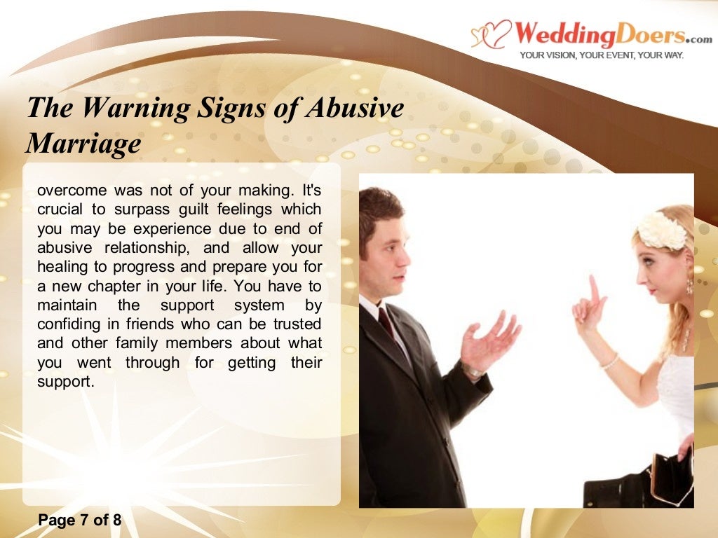The Warning Signs Of Abusive Marriage