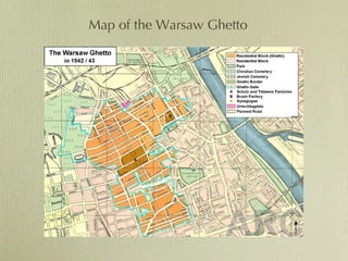 Map of the Warsaw Ghetto   