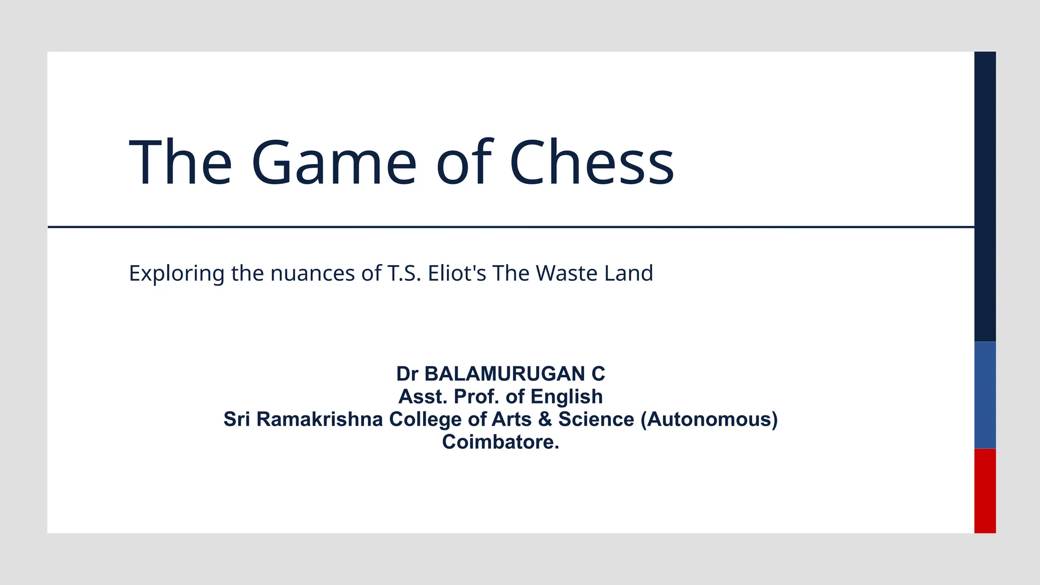 The Waste Land-Section-II-The Game of Chess.pptx