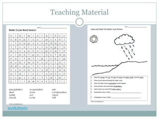 Teaching Material




worksheets
 