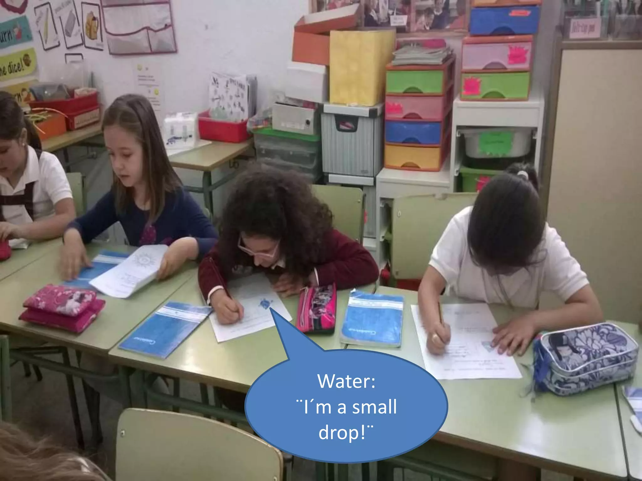 Water:
¨I´m a small
drop!¨