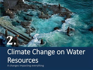 Climate Change & Anthropogenic Impact On Water Resources | PPTX