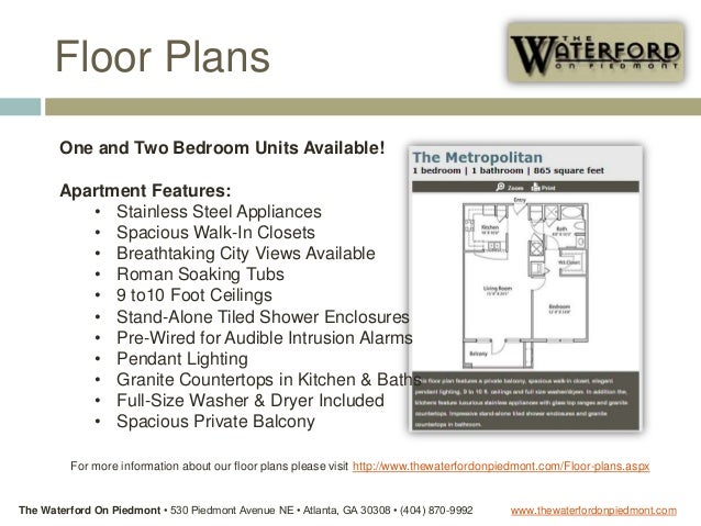 The Waterford on Piedmont Apartments, Atlanta, GA The Waterford on Piedmont Apartments, Atlanta, GA