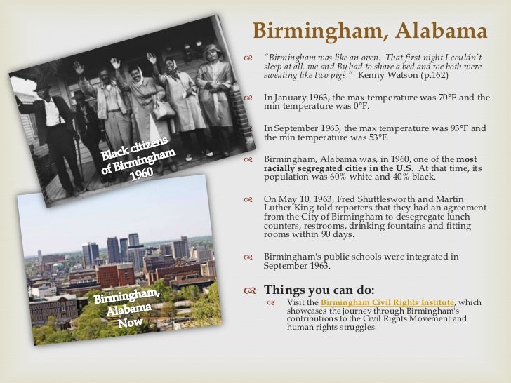 the watsons go to birmingham 1963 trip to alabama flyer