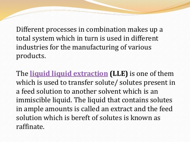 liquid liquid extraction column sizing liquid liquid extraction column sizing