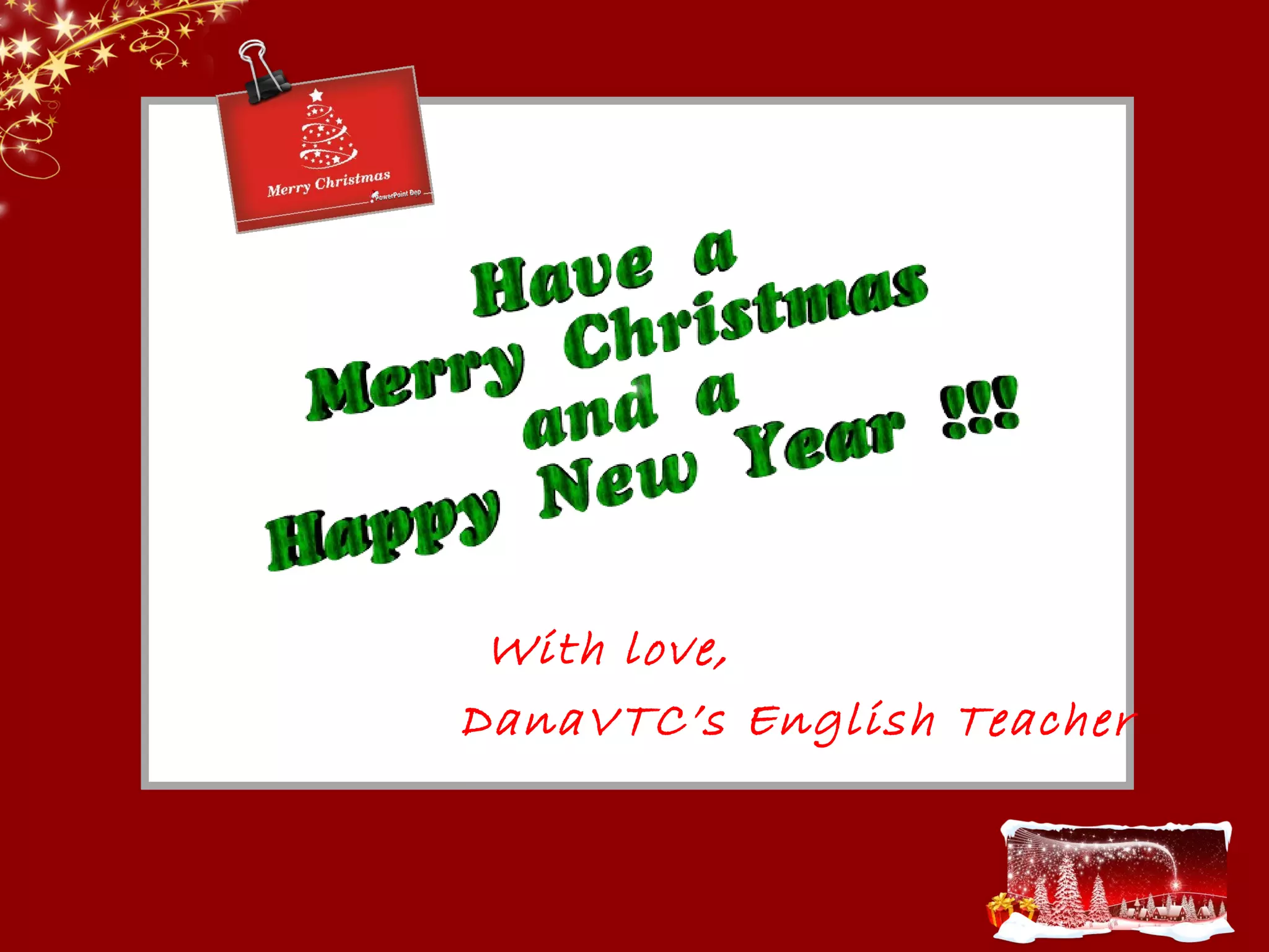 With love,
DanaVTC’s English Teacher
 