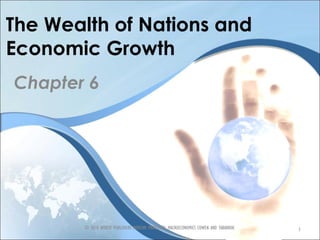 The Wealth of Nations and Economic Growth Chapter 6 © 2010 WORTH PUBLISHERS MODERN PRINCIPLES: MACROECONOMICS COWEN AND TABARROK  
