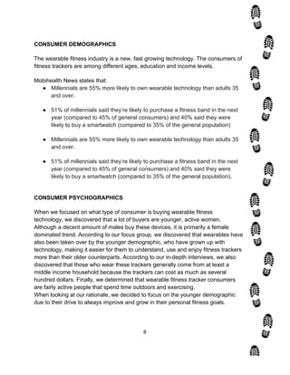 Consumer Profile - Wearable Fitness Tracker Users | PDF