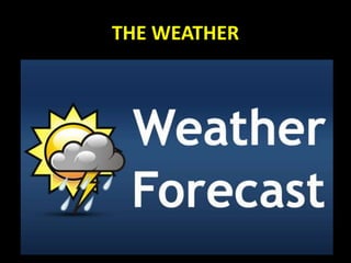 THE WEATHER
 