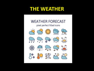 THE WEATHER
 