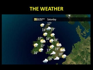 THE WEATHER
 