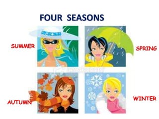 FOUR SEASONS

SUMMER




                        WINTER
AUTUMN
 