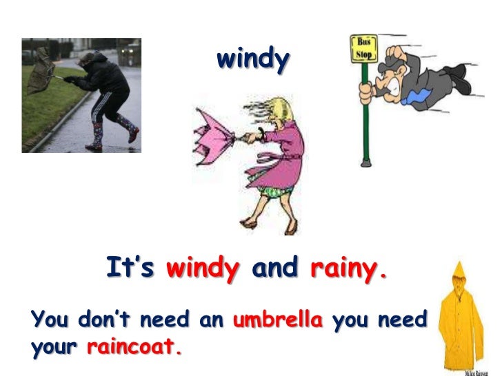 The weather and clothes