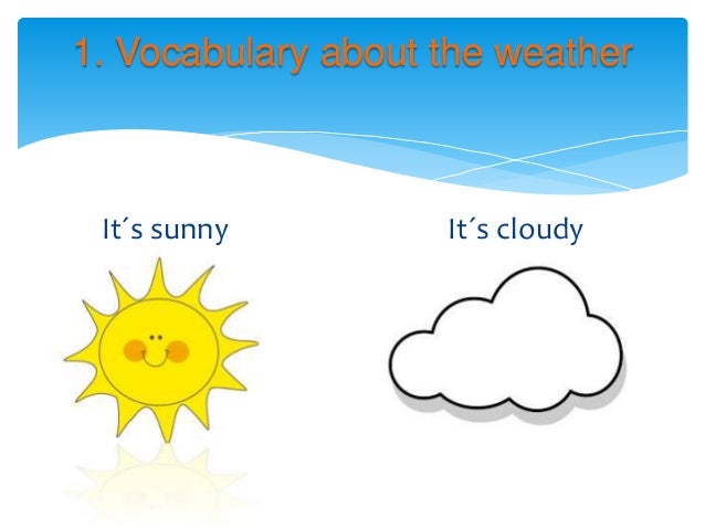 The weather presentation