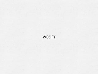 The Web Is Not for Printing