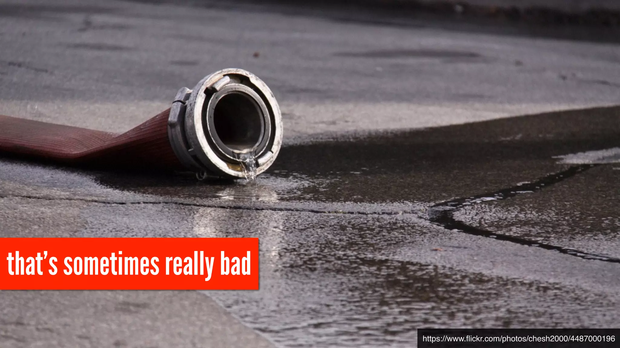 We often think of the network as a pipe 
https://www.flickr.com/photos/63567936@N00/4181042889 
 