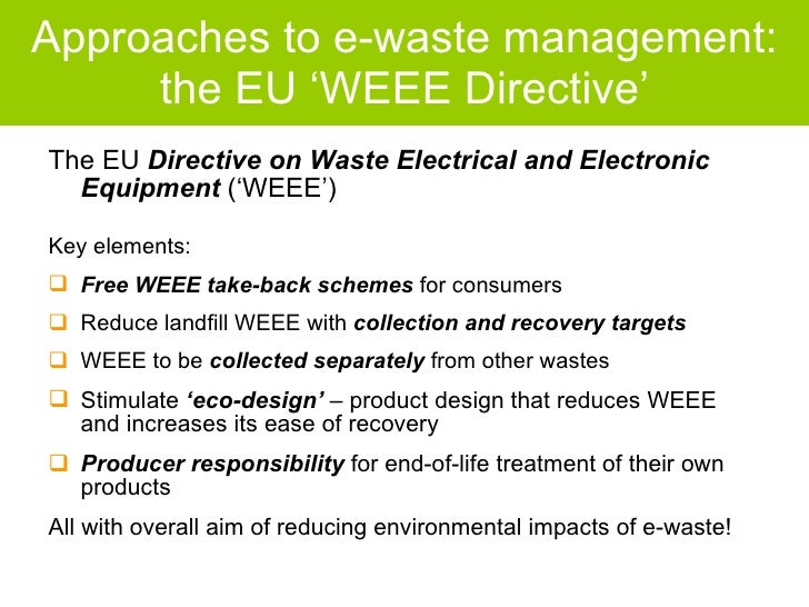e Waste And WEEE Directive e-waste-and-weee-directive